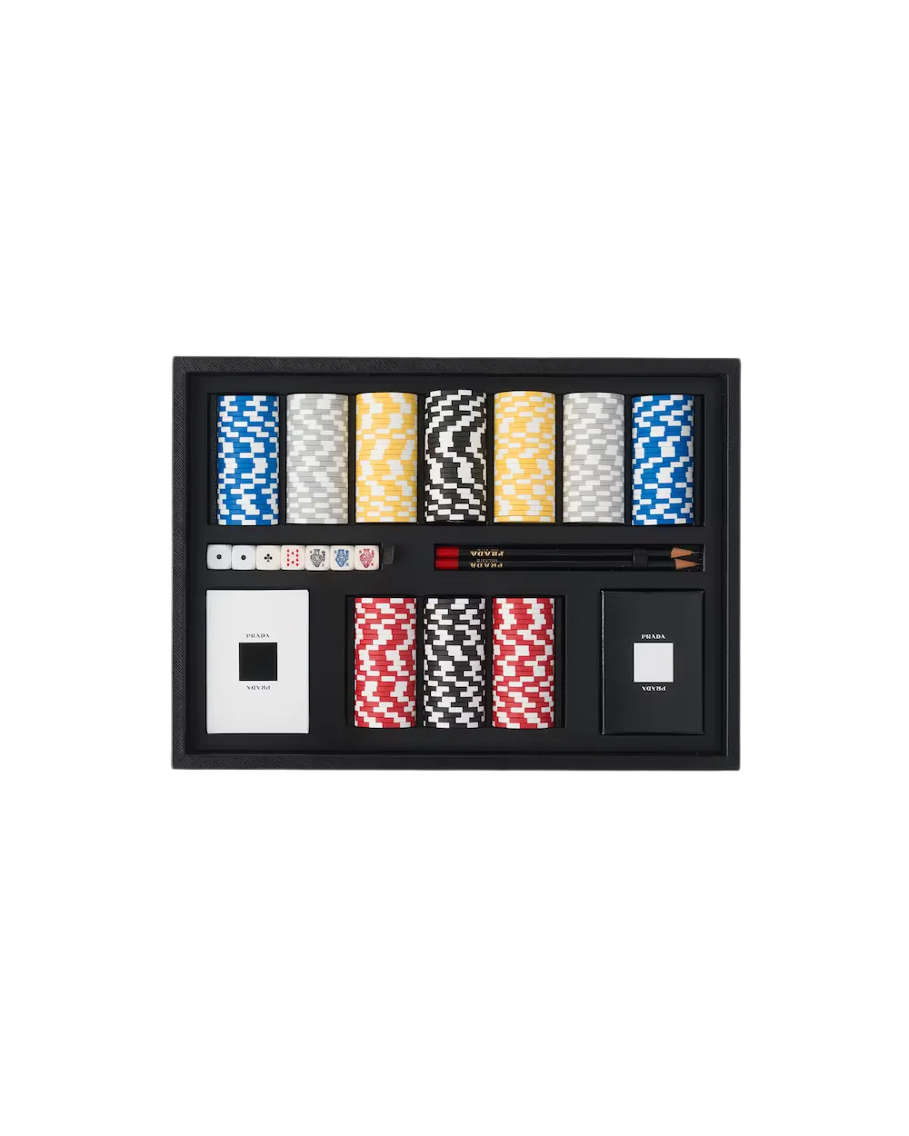 Saffiano Leather Poker Set